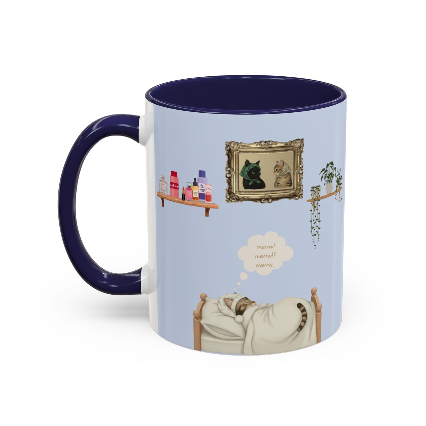 Mug Audrey the Chic Cat – Stylish Ceramic Morning coffee mug