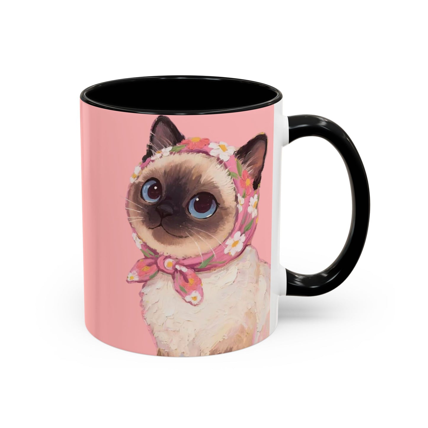 Mug: Betty the Sassy Siamese Cat – Tea & Coffee mug