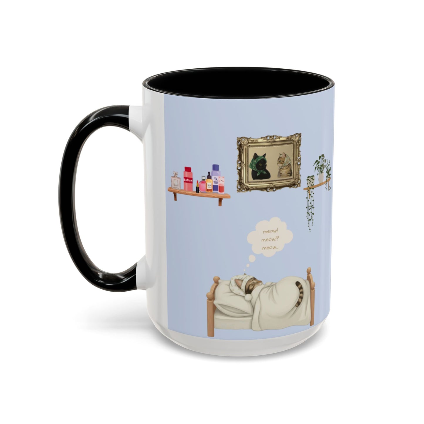 Mug Audrey the Chic Cat – Stylish Ceramic Morning coffee mug