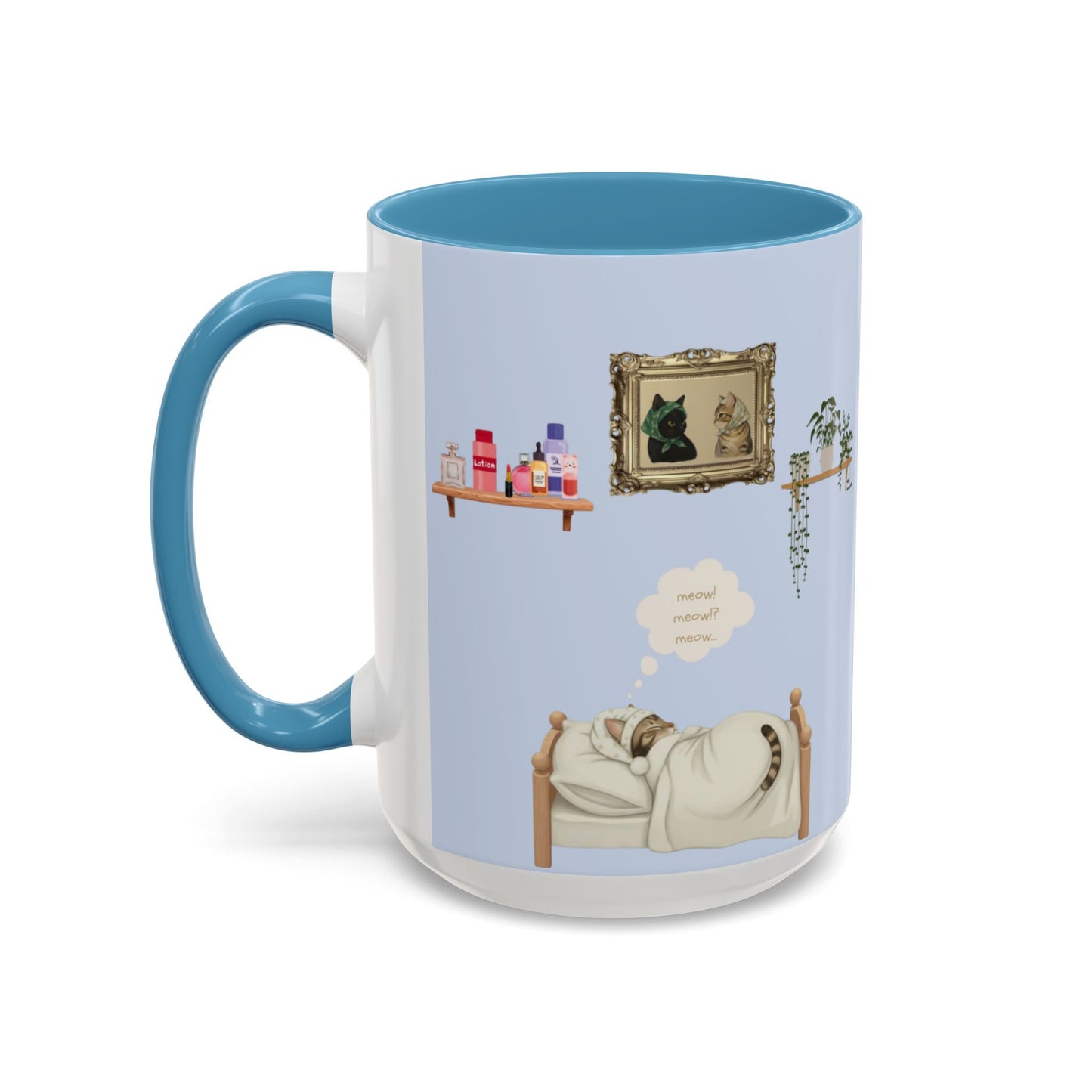 Mug Audrey the Chic Cat – Stylish Ceramic Morning Gift