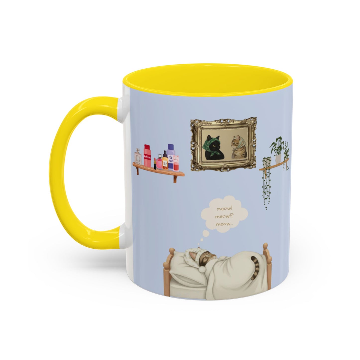 Mug Audrey the Chic Cat – Stylish Ceramic Morning coffee mug