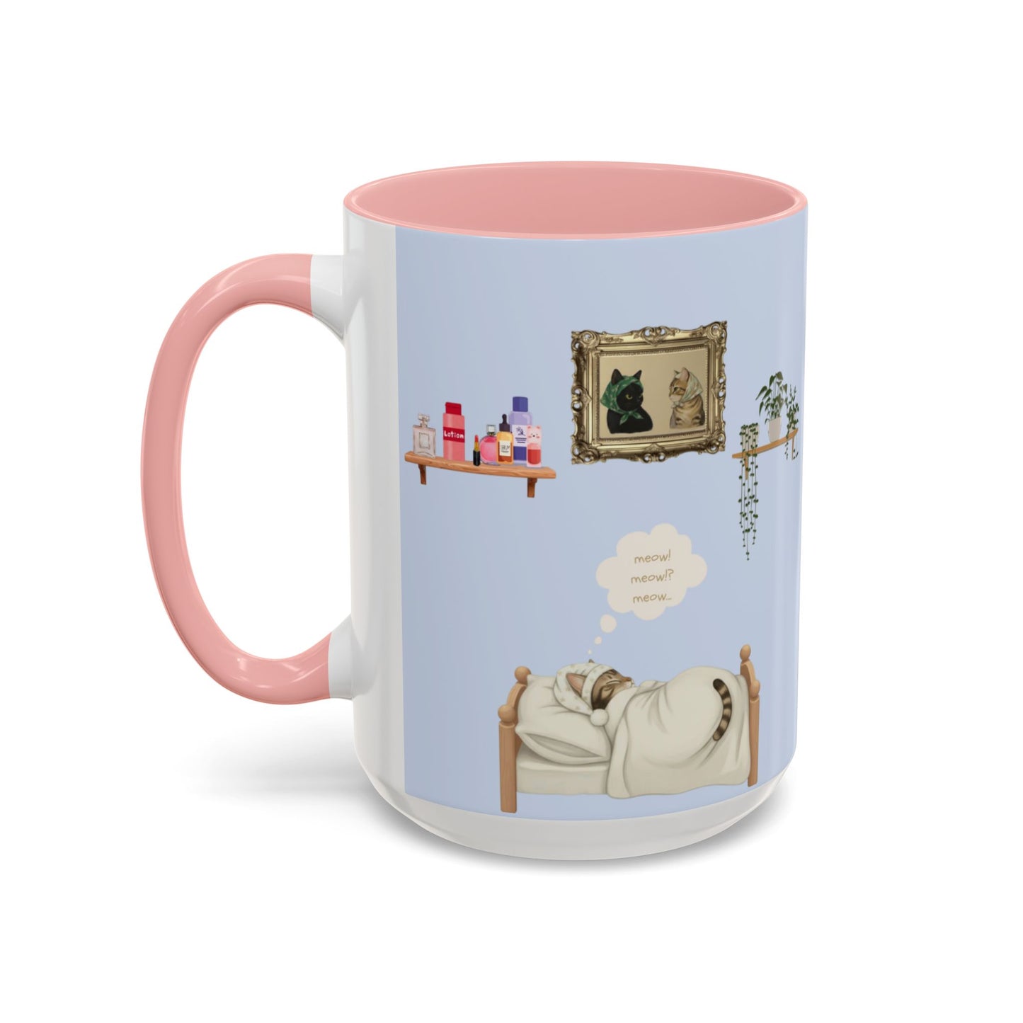 Mug Audrey the Chic Cat – Stylish Ceramic Morning coffee mug
