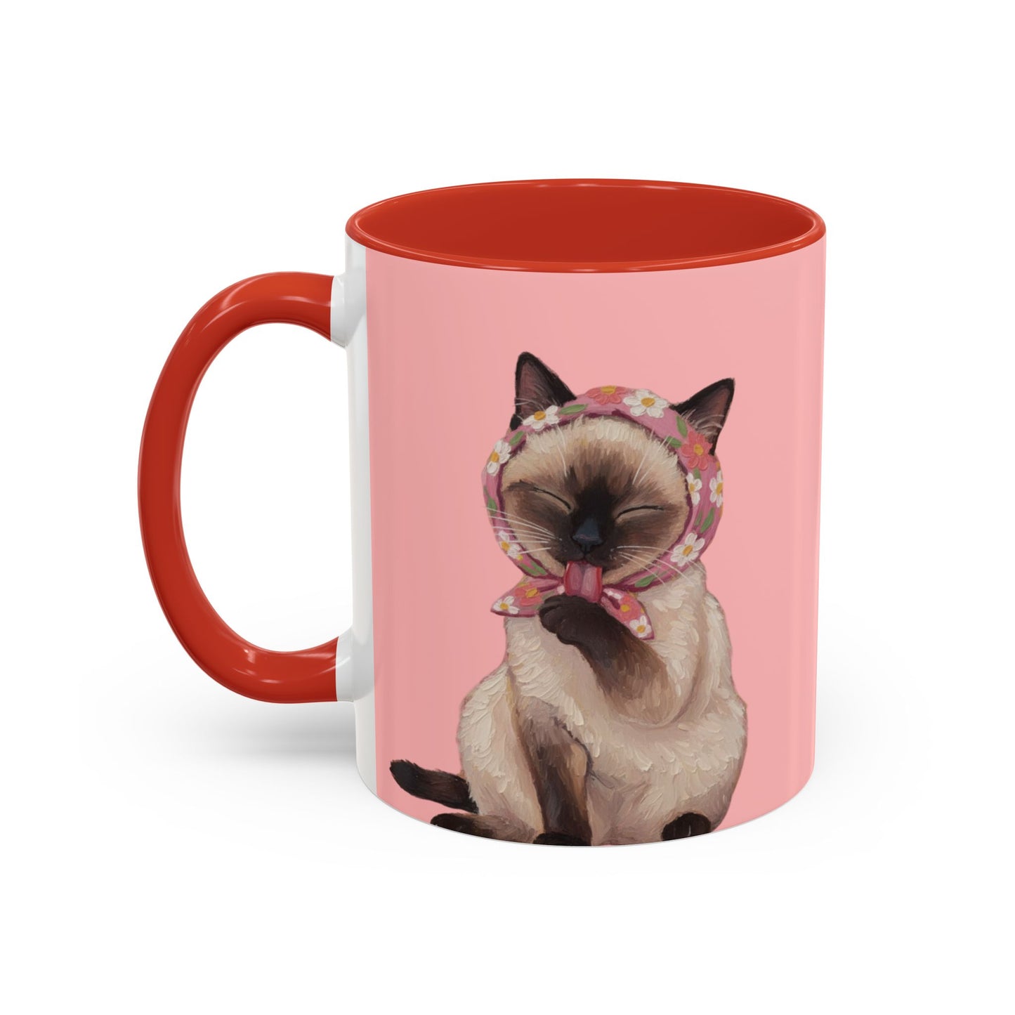 Mug: Betty the Sassy Siamese Cat – Tea & Coffee mug