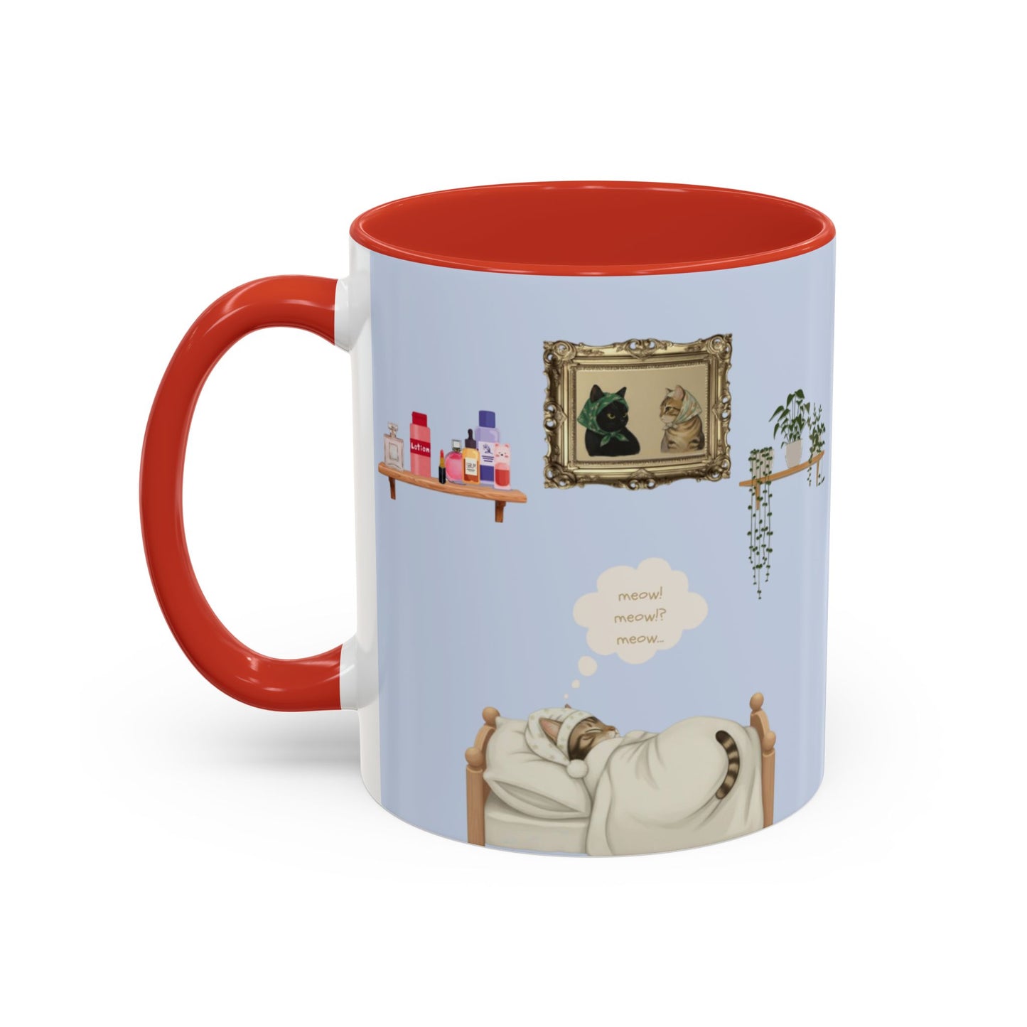 Mug Audrey the Chic Cat – Stylish Ceramic Morning coffee mug