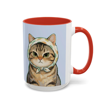 Mug Audrey the Chic Cat – Stylish Ceramic Morning coffee mug